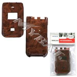 Brown Grain Wood Case Cover Snap On Protective for UTStarcom CDM 8905 