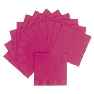  Personalized Lunch Napkins   Hot Pink   Tableware & Napkins 