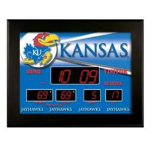  Kansas Jayhawks Deluxe Illuminated Scoreboard