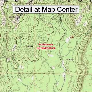   Map   Ponderosa, New Mexico (Folded/Waterproof)