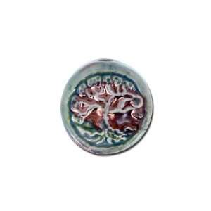   13mm Teeny Tiny Raku Tree of Life Ceramic Beads Arts, Crafts & Sewing