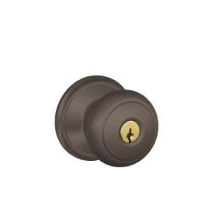  Schlage F51AND Andover Keyed Entry Door Knob Set