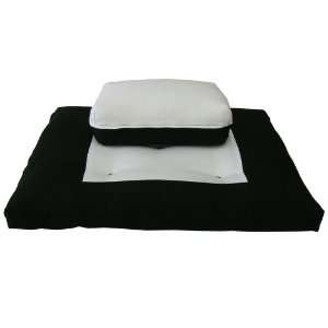 Brand New White/black Zabuton Zafu Set, Yoga, Meditation Seat Cushions 