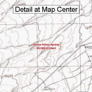  USGS Topographic Quadrangle Map   Donna Schee Spring 