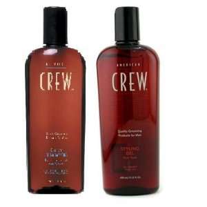 American Crew Daily Duo Gift Set (Daily Shampoo 8.45oz & Firm Hold 