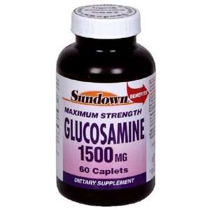  Sundown Glucosamine, Maximum Strength, 1500 mg, 60 Caplets 