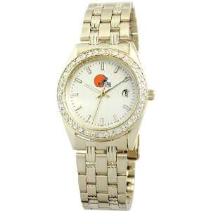    Ewatch Cleveland Browns Goldtone Bling Watch