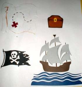 Sizzix/Quickutz/Cuttlebug Pirate DieCuts 8pc  