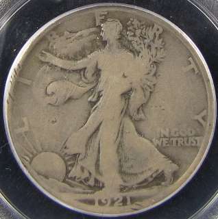 1921 D 50c Walking Liberty PCGS GenuinePlease Click on High 