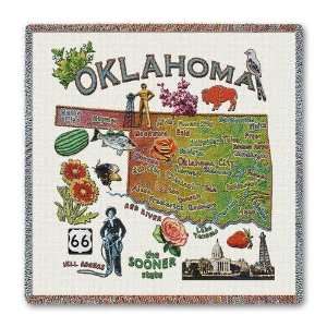 Oklahoma State Lap Square   54 x 54 Blanket/Throw