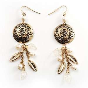  Vintage Floral Dangle Earrings Jewelry