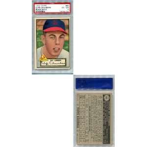  Cliff Chambers Unsigned 1952 Topps PSA Graded Card Sports 