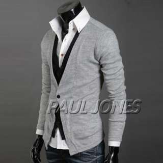 PJ New Fashion Mens Slim Sexy Sweater/Hoody/Jacket/Coat  