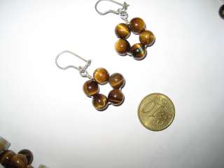 Ethinic ,silver ,onyx,Tigers eye Beads necklace  