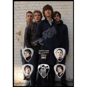  Arctic Monkeys Bronze Edition Guitar Pick Display With 5 