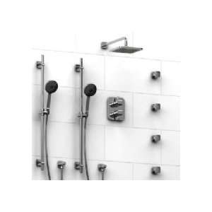 Riobel Thermostatic Coaxial Shower System KIT#783SAPN Polished Nickel