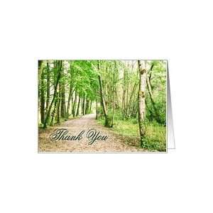  Thank You Woods at Springtime in Ireland Card Health 