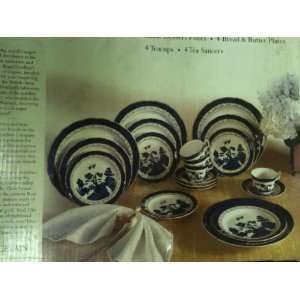  Real Old Willow Dinner Set