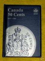 UNI SAFE CANADA 50 CENTS (1937 1983) COIN FOLDER  
