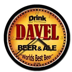  DAVEL beer ale wall clock 