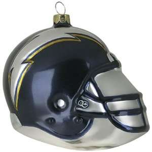  Scottish Christmas San Diego Chargers 3 in. Glass Blown 