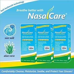  NasalCare Nasal Rinse Mix Packets 3 Boxes, 100 Packets 