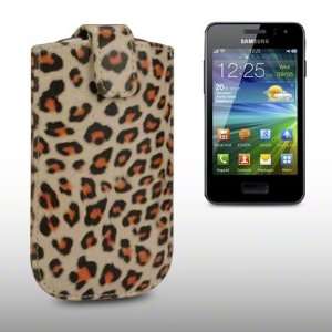  SAMSUNG WAVE M S7250 LEOPARD PRINT PU LEATHER POCKET, BY 