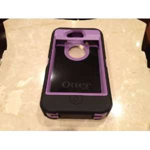  Otterbox Iphone 4 4s Defender Series Black/purple Otter 