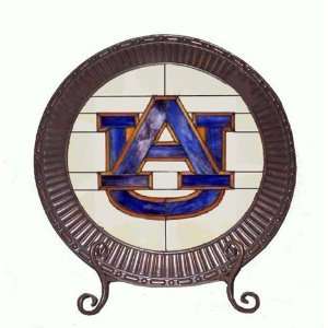  Auburn University Tigers Glass Charger Plate Sports 