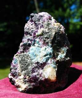 Big Phenacite Phenakite w Aquamarine Fluorite Russia  