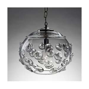  Juliska Florence Globe Pendant, Clear