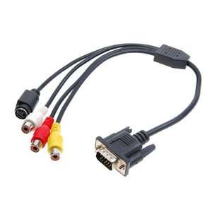  VGA to Svideo and 3RCA F Cable 