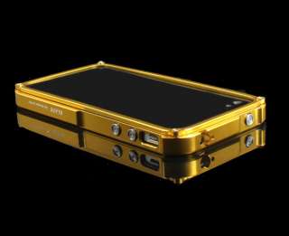 Gold Fashion Rugged Luxury Aluminum Metal Bumper Case For Apple iphone 