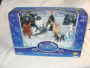 RUDOLPH ISLAND OF MISFIT TOYS WELCOME TO MISFIT ISLAND TOYS frosty NIB 