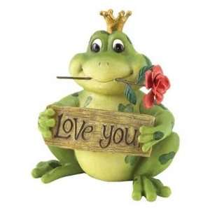 Love You Frog Prince Figurine 