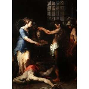  The Decapitation of St. John the Baptist (oil on canvas 