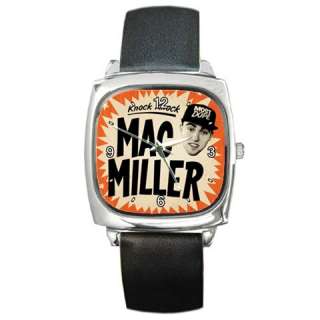 Mac Miller Knock Knock Custom Square Metal Watch  