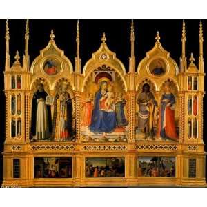  Hand Made Oil Reproduction   Fra Angelico   24 x 20 inches 