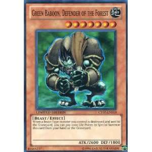  YuGiOh GREEN BABOON, DEFENDER OF THE FOREST super promo 