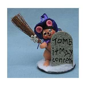  Annalee Graveyard Witch Mouse Figurine 5