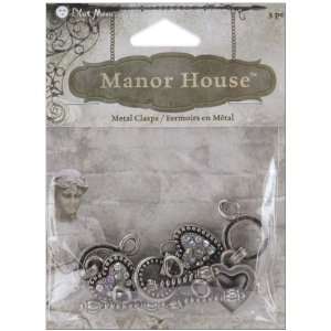  Blue Moon Manor House Metal Toggle Clasps Heart Toggle 