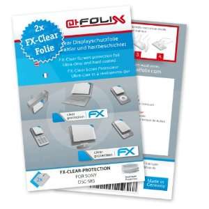com 2 x atFoliX FX Clear Invisible screen protector for Sony DSC S85 