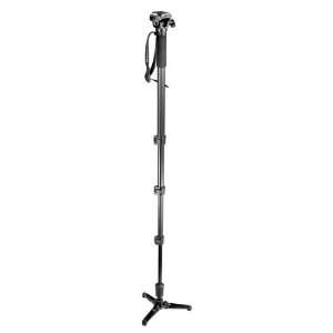  Manfrotto 560B 1 Fluid Video Monopod with Head & Quick 