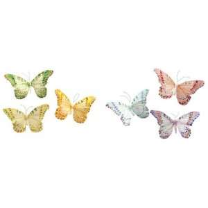  Mask It 84205 Feather/Glitter Pastel Butterfly 