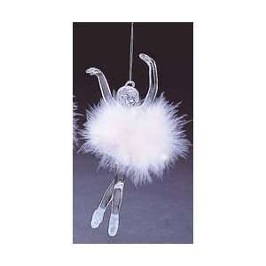 5 Diva Prima Ballerina with Pink Feathers Christmas 