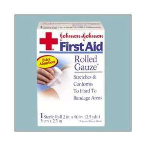  J&J FIRST AID COVERS STERILE ROLLED GAUZE 