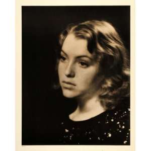  1935 Margo Actress Dancer Portrait Arnold Genthe Print 