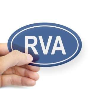  RVA School Oval Sticker by  Arts, Crafts 