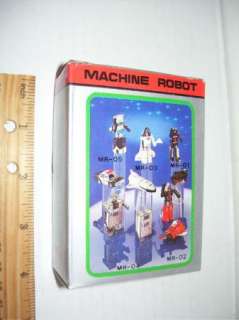 VINTAGE MACHINE ROBOT DIECAST TOY IN BOX TAIWAN MR 02  
