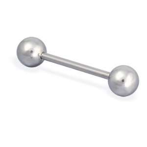  Straight Barbell with Balls, 14ga, Pack of 10 Everything 